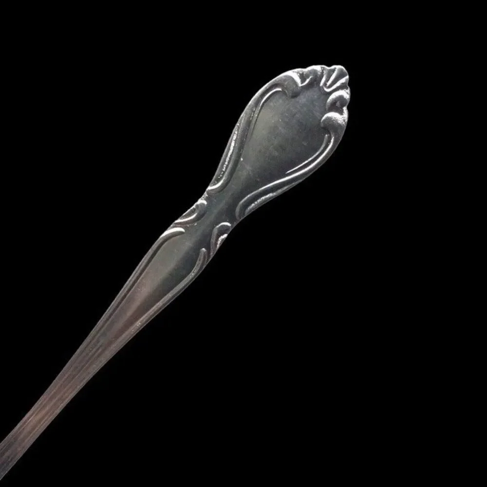 Stamped Stainless Steel Flatware Cocktail Seafood Fork-Japan-Vintage-Set of 9